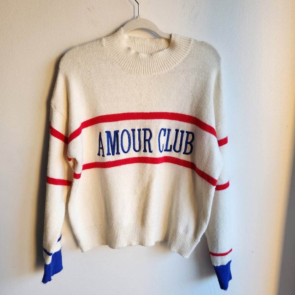 Ciao Milano Amour Club Knit Sweater – L (Oversized)